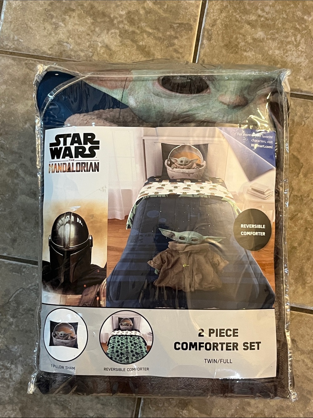 Star Wars The Mandalorian Comforter Set - Twin/Full